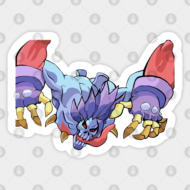 Stage Diving Lord Raptor Sticker by PoesUnderstudy